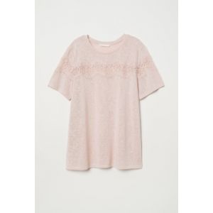 Tricou cu dantela