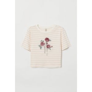 Tricou cu broderie