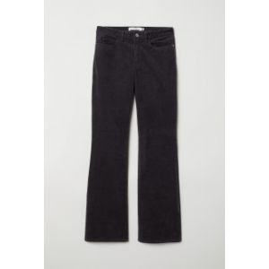 Pantaloni evazati de catifea