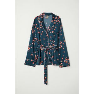 Bluza larga de satin