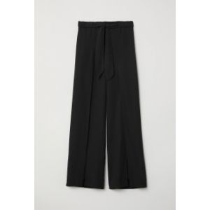 Pantaloni largi cu fente