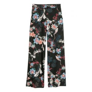 Pantaloni largi de satin