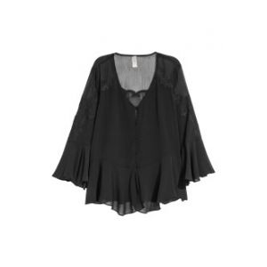 Bluza larga de sifon