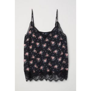 Top scurt de satin