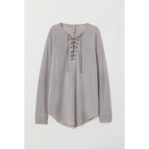 Bluza de jerseu gofrat