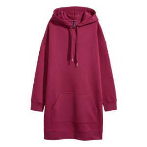 Rochie de molton cu gluga