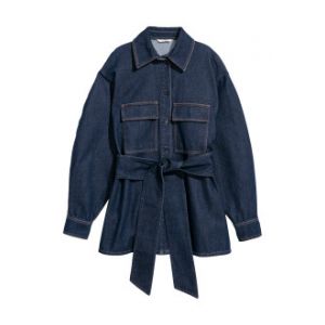 Camasa de denim cu cordon