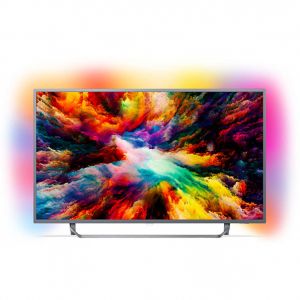 Televizor LED Smart Ultra HD 4K, HDR, Ambilight, 139 cm, PHILIPS 55PUS7303/12