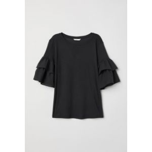 Bluza cu volane la maneci