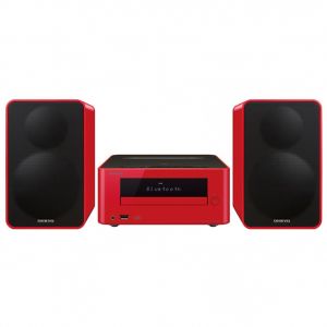 Minisistem ONKYO CS-265 B, 40W RMS, CD, USB, Bluetooth, rosu