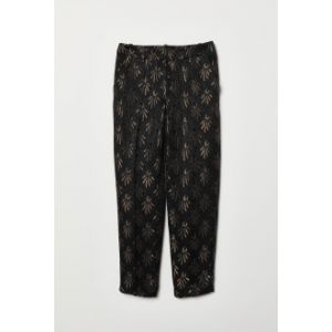 Pantaloni cu motiv jacard