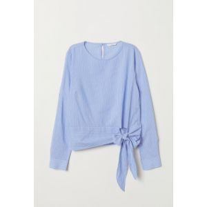 Bluza din mix de modal, cu nod