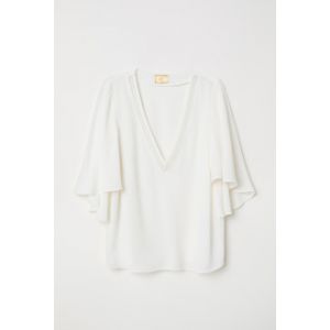 Bluza de viscoza in V
