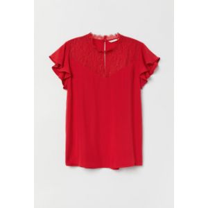 Bluza cu platca de dantela
