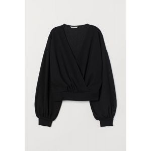 Bluza de jerseu in V