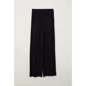 Pantaloni largi de jerseu