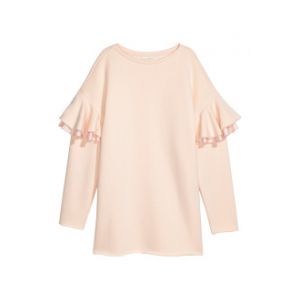 Bluza lunga cu volane