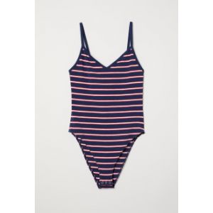 Body de jerseu in V