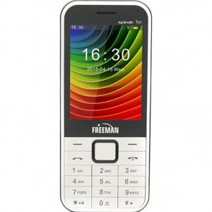 Telefon E-BODA FREEMAN SPEAK T301, 32MB RAM, 2G, Dual SIM, White