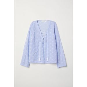 Bluza de bumbac ajurat