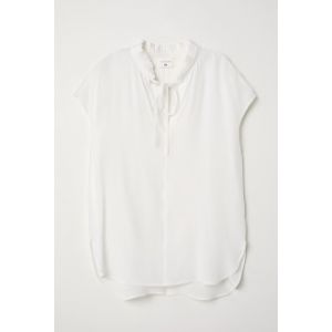 Bluza cu guler cu volanas