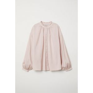 Bluza cu guler cu volanas