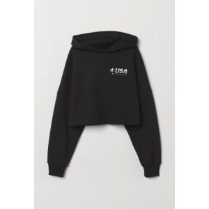 Bluza scurta cu gluga