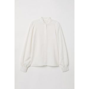 Bluza cu guler cu volanas