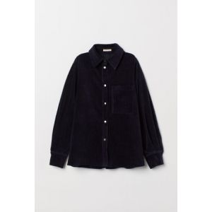 Bluza de catifea reiata