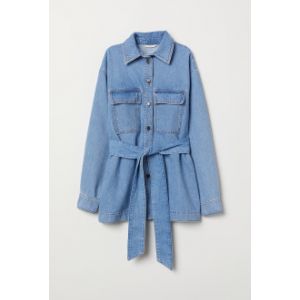 Camasa de denim cu cordon