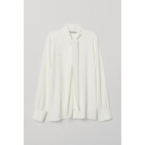 Bluza cu panglici la gat