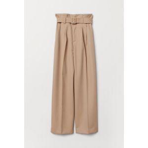 Pantaloni cu pliuri in talie