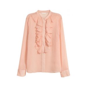 Bluza creponata cu volane
