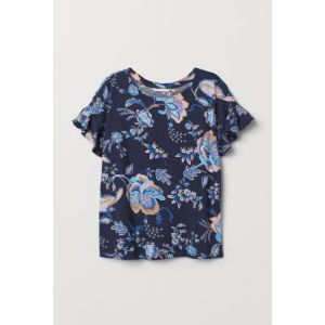 Bluza cu volane la maneci