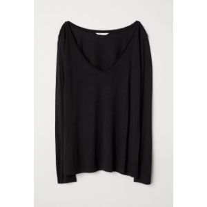 Tricou de jerseu in V