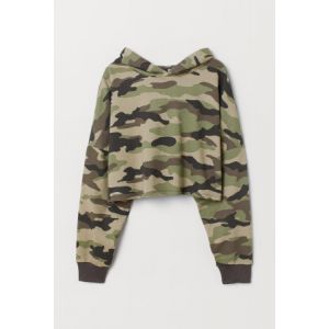 Bluza scurta cu gluga