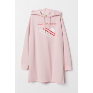 Rochie de molton cu gluga