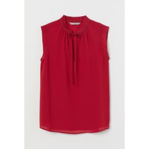 Bluza cu guler plisat