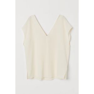 Bluza de matase in V