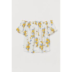 Bluza scurta cu umerii goi
