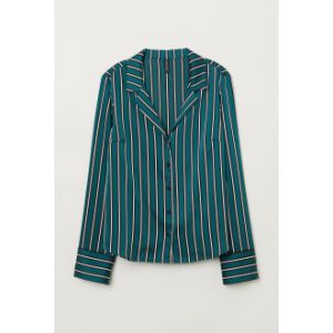 Bluza de satin cu maneci lungi