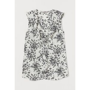 Bluza fara maneci cu volane