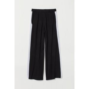 Pantaloni largi de jerseu