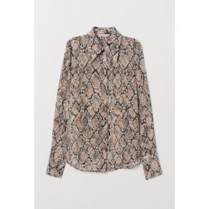 Bluza de sifon cu motive