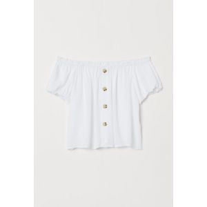 Bluza scurta cu umerii goi