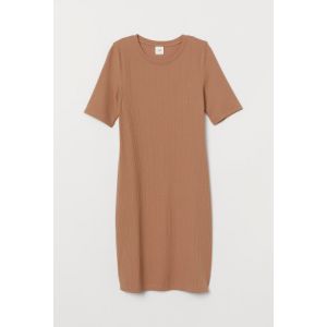 Rochie din jerseu reiat