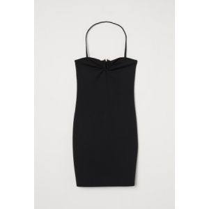 Rochie cu bretea la gat