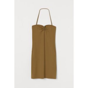 Rochie cu bretea la gat