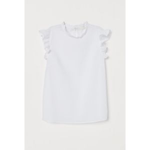 Bluza cu maneci cu volan