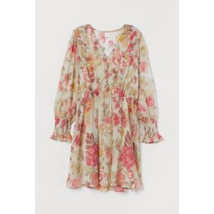 Rochie de sifon in V